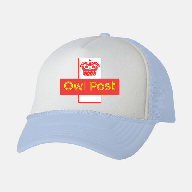 RoyalOwl Post-unisex trucker hat-tomkurzanski
