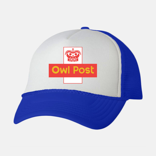 RoyalOwl Post-unisex trucker hat-tomkurzanski