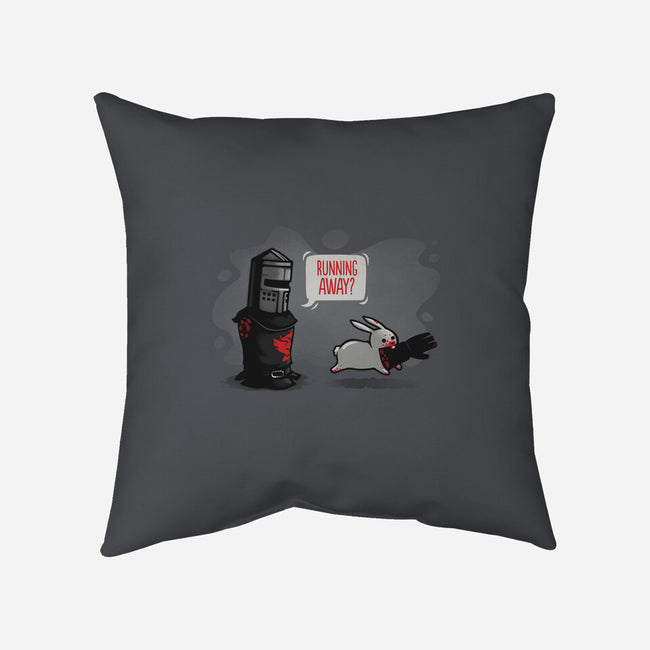 Running Away?-none removable cover w insert throw pillow-Naolito