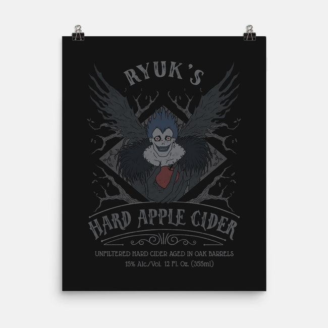 Ryuk's Hard Apple Cider-none matte poster-LiRoVi