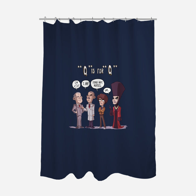 Q is for Q-none polyester shower curtain-otisframpton