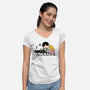 Queenuts!-womens v-neck tee-Raffiti