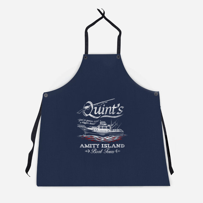 Quint's Boat Tours-unisex kitchen apron-Punksthetic
