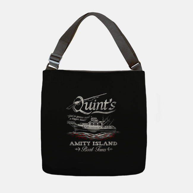 Quint's Boat Tours-none adjustable tote-Punksthetic