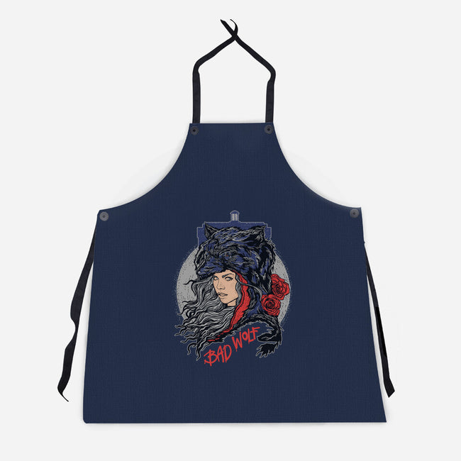 Bad Wolf Skinned-unisex kitchen apron-zerobriant