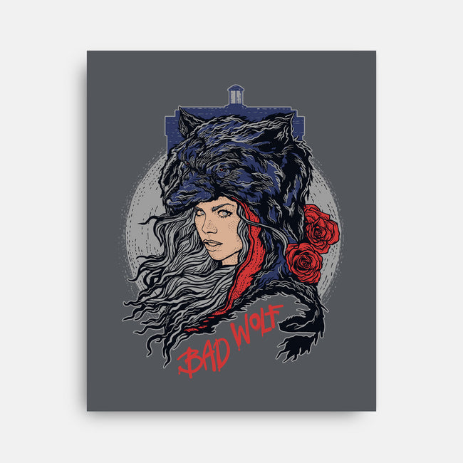 Bad Wolf Skinned-none stretched canvas-zerobriant