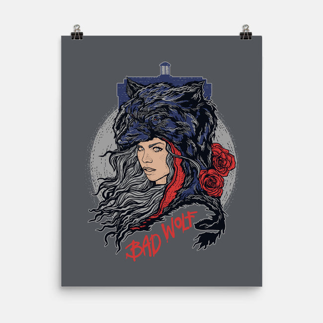 Bad Wolf Skinned-none matte poster-zerobriant