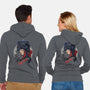 Bad Wolf Skinned-unisex zip-up sweatshirt-zerobriant