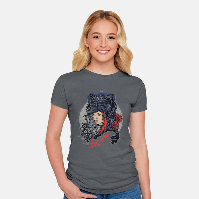 Bad Wolf Skinned-womens fitted tee-zerobriant