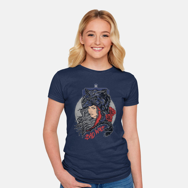 Bad Wolf Skinned-womens fitted tee-zerobriant
