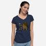 Big Friend-womens v-neck tee-verrrso