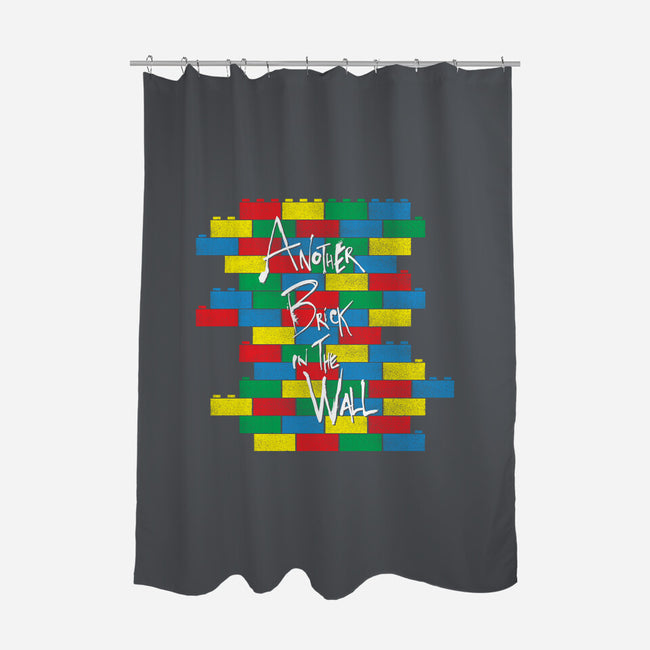 Brick in the Wall-none polyester shower curtain-moysche