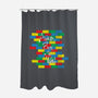 Brick in the Wall-none polyester shower curtain-moysche