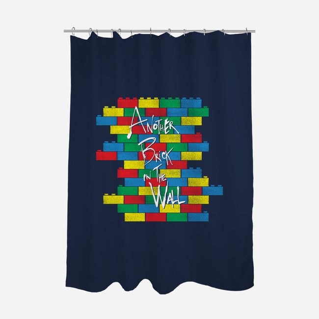 Brick in the Wall-none polyester shower curtain-moysche