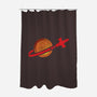 Browncoat Brick-none polyester shower curtain-wuxter