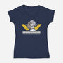 Building Better Worlds-womens v-neck tee-Matt Parsons