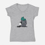 Call of Snoophulhu-womens v-neck tee-queenmob