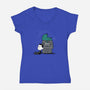 Call of Snoophulhu-womens v-neck tee-queenmob