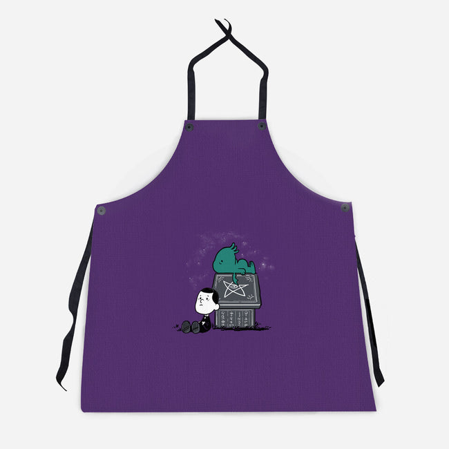 Call of Snoophulhu-unisex kitchen apron-queenmob