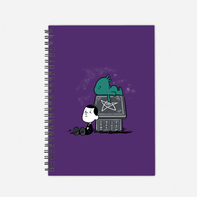 Call of Snoophulhu-none dot grid notebook-queenmob
