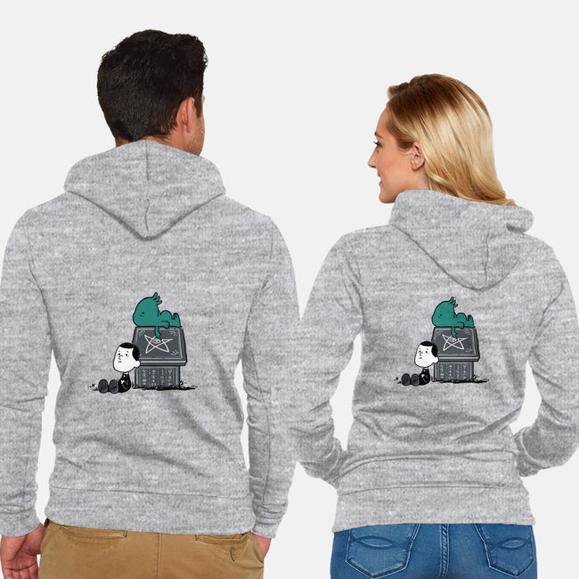 Call of Snoophulhu-unisex zip-up sweatshirt-queenmob