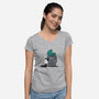 Call of Snoophulhu-womens v-neck tee-queenmob