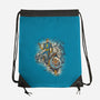 Calvin, Spiffy Spaceman-none drawstring bag-Captain Ribman