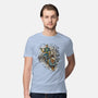 Calvin, Spiffy Spaceman-mens premium tee-Captain Ribman