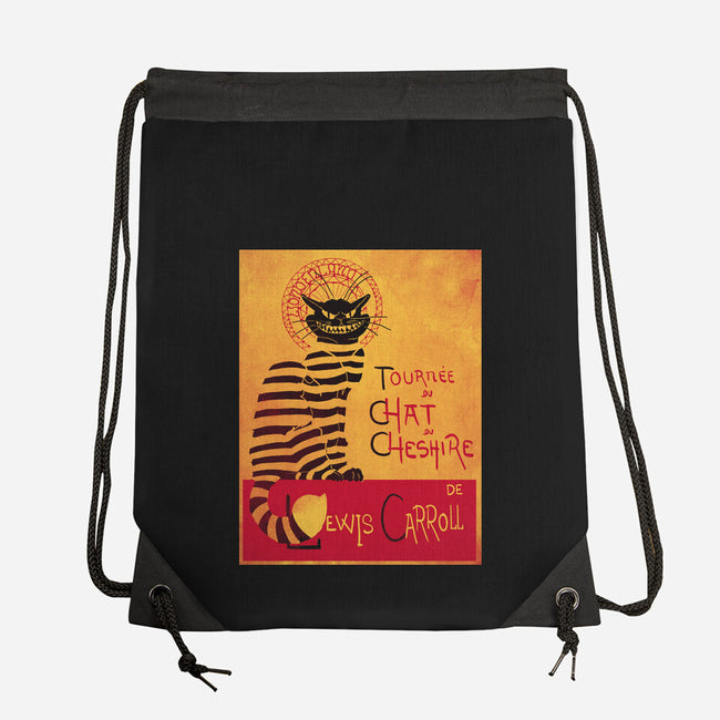 Chat du Cheshire-none drawstring bag-Harantula