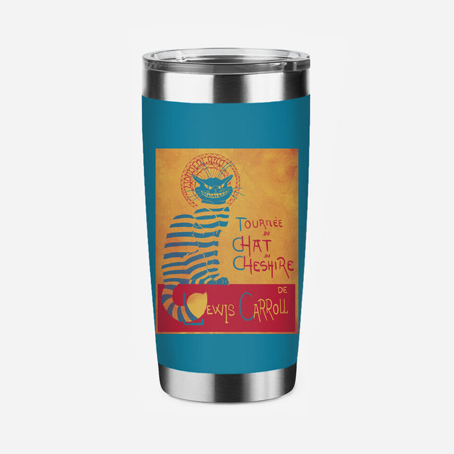 Chat du Cheshire-none stainless steel tumbler drinkware-Harantula