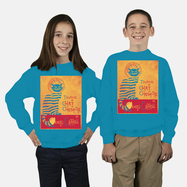 Chat du Cheshire-youth crew neck sweatshirt-Harantula