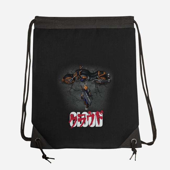 Cloud-none drawstring bag-TonyCenteno