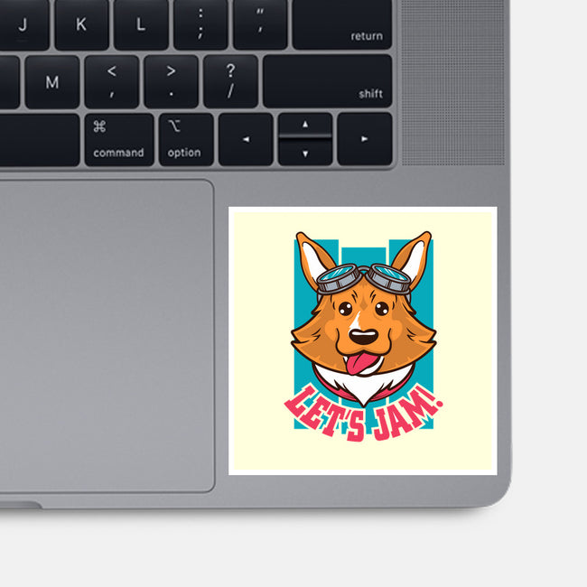 Data Dog-none glossy sticker-Matt Parsons