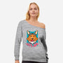 Data Dog-womens off shoulder sweatshirt-Matt Parsons