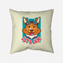 Data Dog-none removable cover throw pillow-Matt Parsons