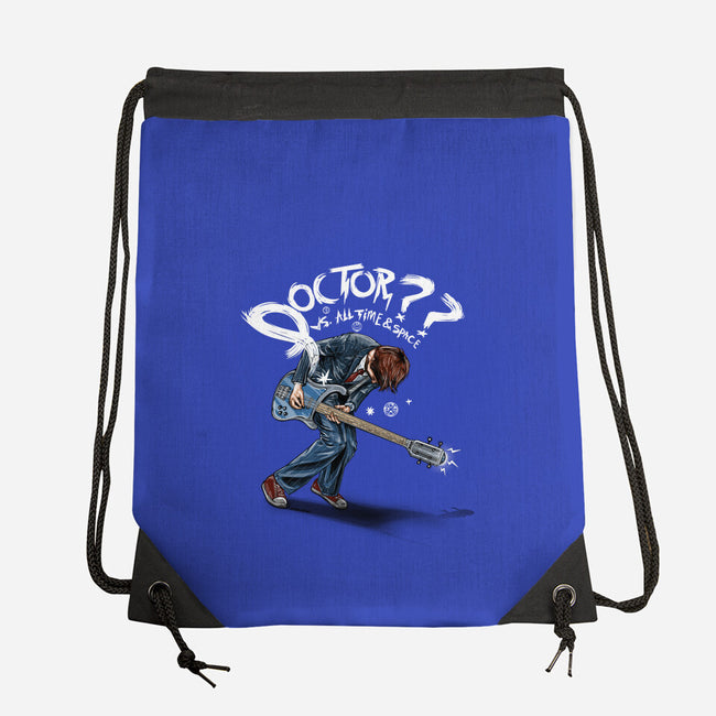 Doctor??-none drawstring bag-onebluebird