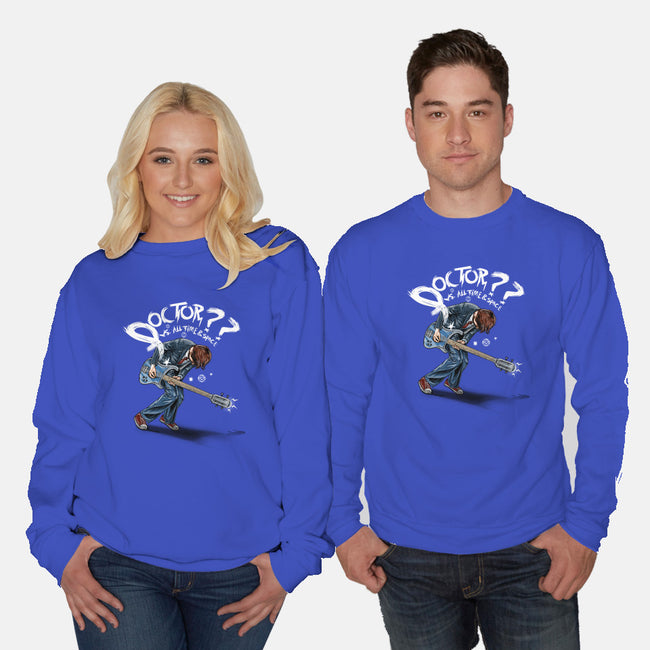 Doctor??-unisex crew neck sweatshirt-onebluebird