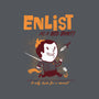 Enlist!-womens v-neck tee-queenmob