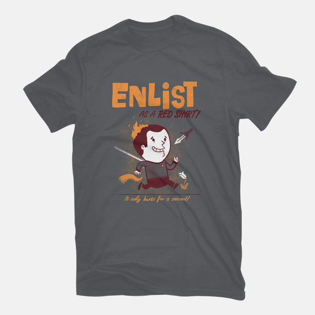 Enlist!-womens basic tee-queenmob