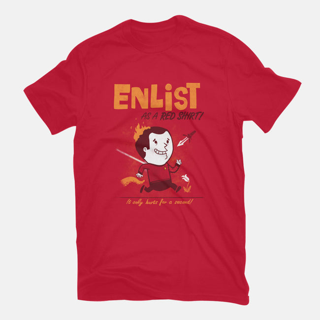 Enlist!-womens basic tee-queenmob