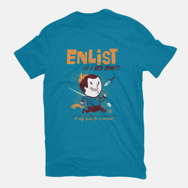 Enlist!-womens basic tee-queenmob