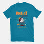 Enlist!-youth basic tee-queenmob