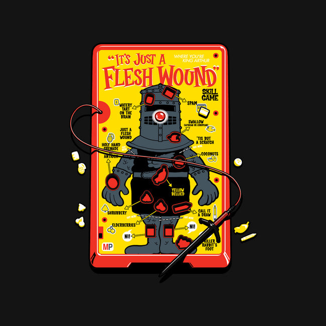 Flesh Wound-none glossy sticker-Captain Ribman