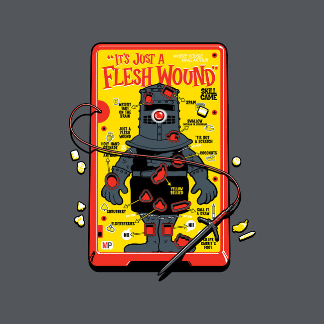 Flesh Wound-unisex kitchen apron-Captain Ribman