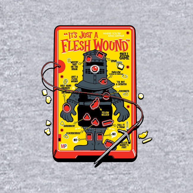 Flesh Wound-baby basic tee-Captain Ribman