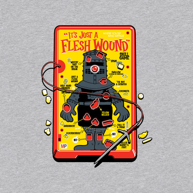 Flesh Wound-womens v-neck tee-Captain Ribman