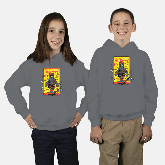 Flesh Wound-youth pullover sweatshirt-Captain Ribman