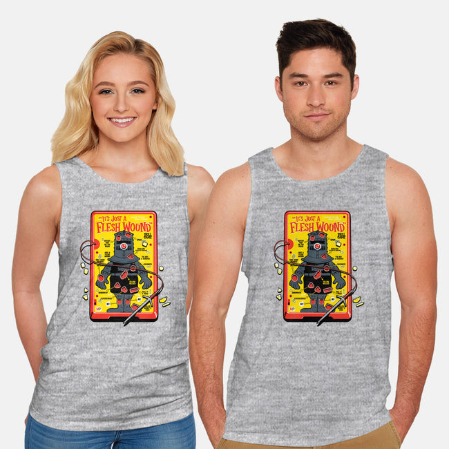 Flesh Wound-unisex basic tank-Captain Ribman