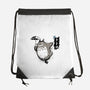 Flying With My Neighbor-none drawstring bag-DrMonekers