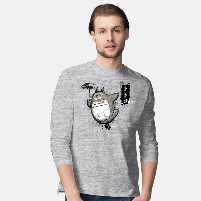 Flying With My Neighbor-mens long sleeved tee-DrMonekers